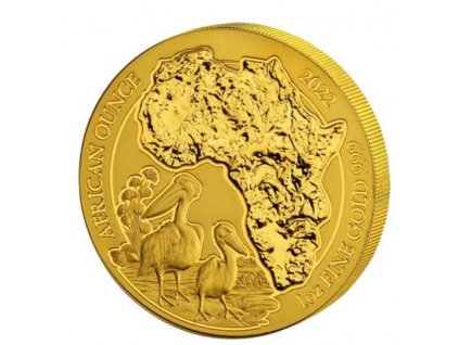 Investicni zlato African Ounce Pelikán 2022 1oz R