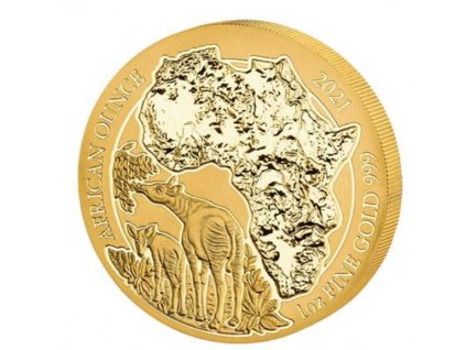 Investicni zlato African Ounce Okapi 2021 1oz R