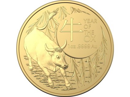 Gold 2021 RM Lunar Ochse 1 oz RS