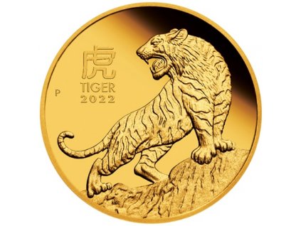 Gold Lunar Tiger PP Perth 1oz VS