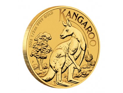 Investicni zlato Kangaroo 2023 0,5oz R1