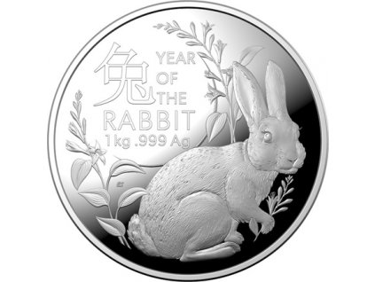 Investicni stribro rok králíka RAM 1kg 2023 R