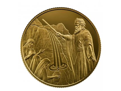 Investicni zlato Mojžíš skála 0,5oz R