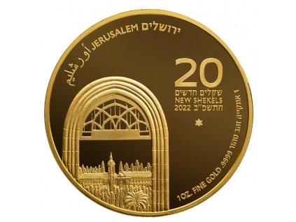 Investicni zlato Jeruzalem Ein Kerem 1oz L