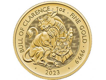 Investicni zlato Bull of Clarence Tudor Beasts 1oz 2023 R