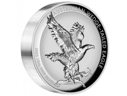 Investicni stribro Wedge Tailed Eagle 10 Oz 2023 R1