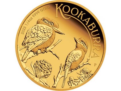 Investicni zlato Kookaburra 0,25oz 2023 R