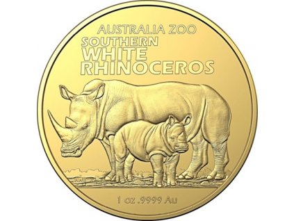 Investicni zlato australia zoo nosorožec bily 2023 1oz
