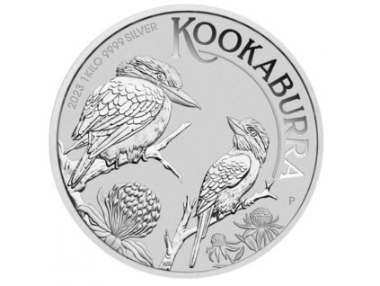 Investicni stribro Kookaburra 2023 1kg R
