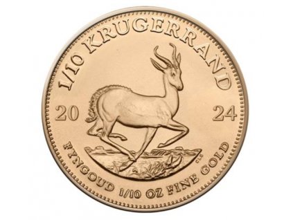 Investicni zlato Krugerrand 2024 0,1oz R