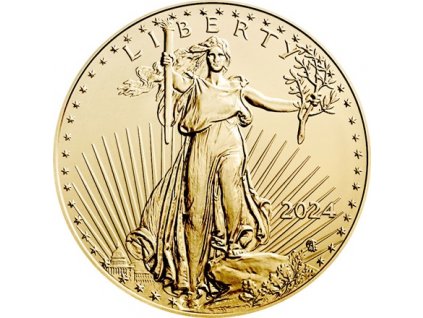 Investicni zlato American Eagle 2024 0,25oz L