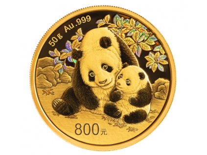 Investicni zlato Panda 2024 50g R