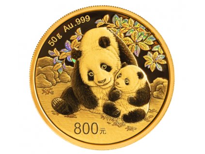 Investicni zlato Panda 2024 50g R
