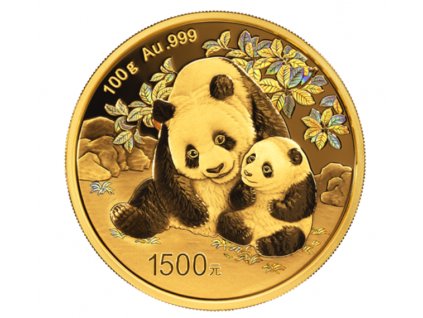 Investicni zlato Panda 2024 100g R