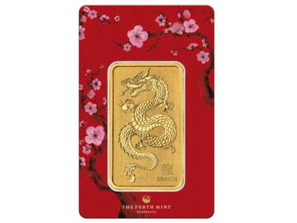 Investicni zlato Perth Mint slitek Dragon 1oz R1