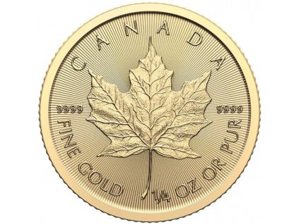 Investicni zlato Maple Leaf 2024 0,25 R