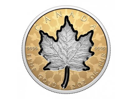 Investicni zlato Maple leaf Incuse 2oz 2024 R