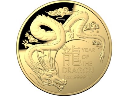 Investicni zlato Lunar dragon RAM 2024 PP 1oz R
