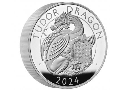 Investicni stribro Tudor Dragon 10oz 2024 PP R