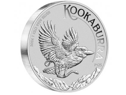 Investicni stribro Kookaburra 2024 1kg R1