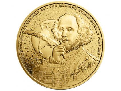 Investicni zlato Shakespeare 1oz 2024 Icons R