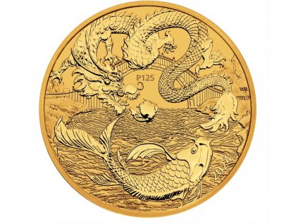 Investicni zlato Dragon Koi 2024 1oz R1