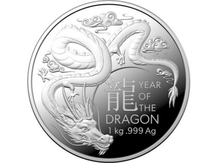 Investicni stribro Lunar Dragon RAM 2024 1kg R