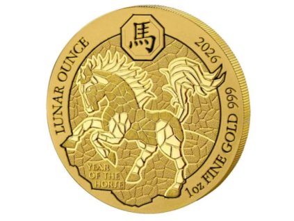 Investicni zlato Lunar Once Horse 2026 1oz R