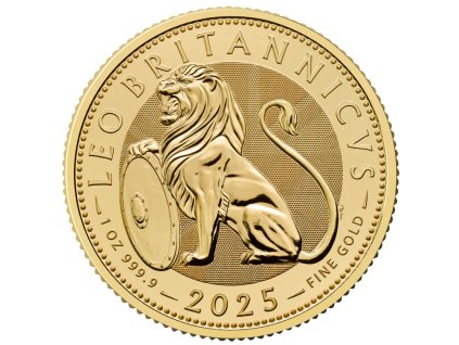 Investicni zlato Britský Lev 2025 1oz R