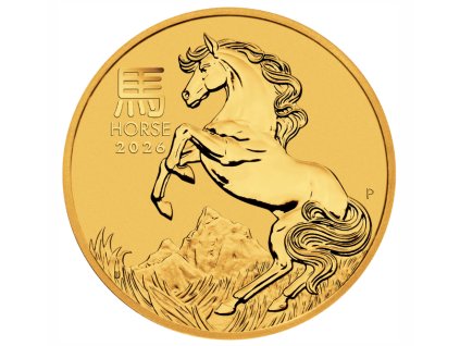 Investicni zlato Lunar Rok koně 2026 2oz R1