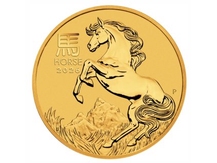 Investicni zlato Lunar Once Horse 2026 1oz R1