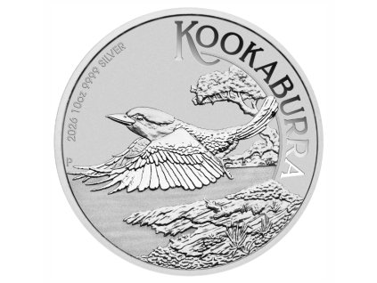 Investicni stribro Kookaburra 2026 10oz R1
