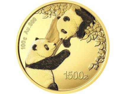 Investicni zlato Panda 2023 100g R