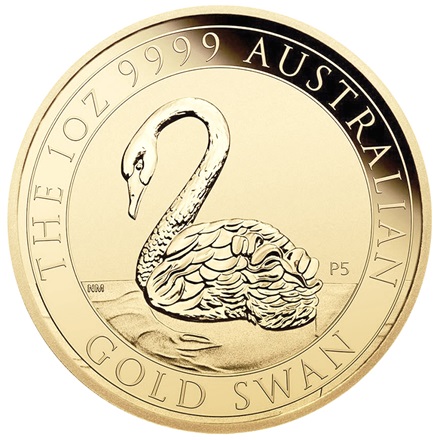 The Perth Mint 1 oz zlatá mince Australian Swan 2021 Perth Mint