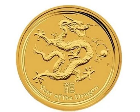 The Perth Mint 1 oz zlatá mince Gold Lunar II Rok Draka 2012 - Perth Mint