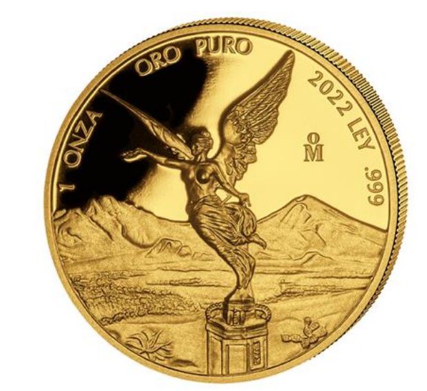 1 oz zlatá mince Gold Mexico Libertad 2022 PROOF - BANCO DE MEXICO CASA DE MONEDA MINT