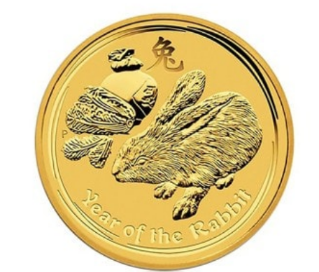 The Perth Mint 1 oz zlatá mince Gold Lunar II Rok Králíka 2011 - Perth Mint