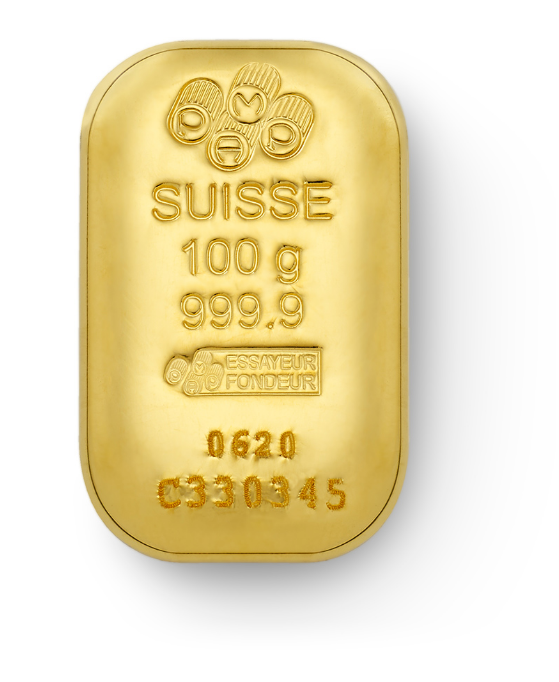 Zlatý investiční slitek 100g PAMP SUISSE
