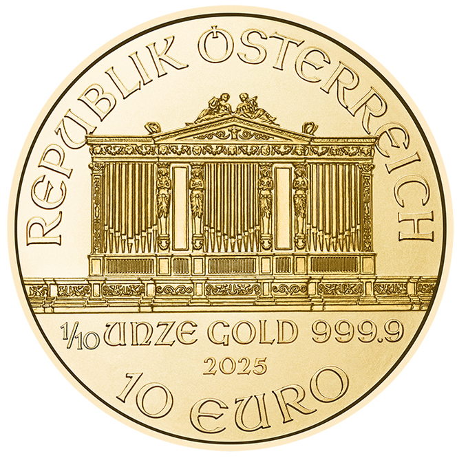 1/10 oz zlatá mince Wiener Philharmoniker