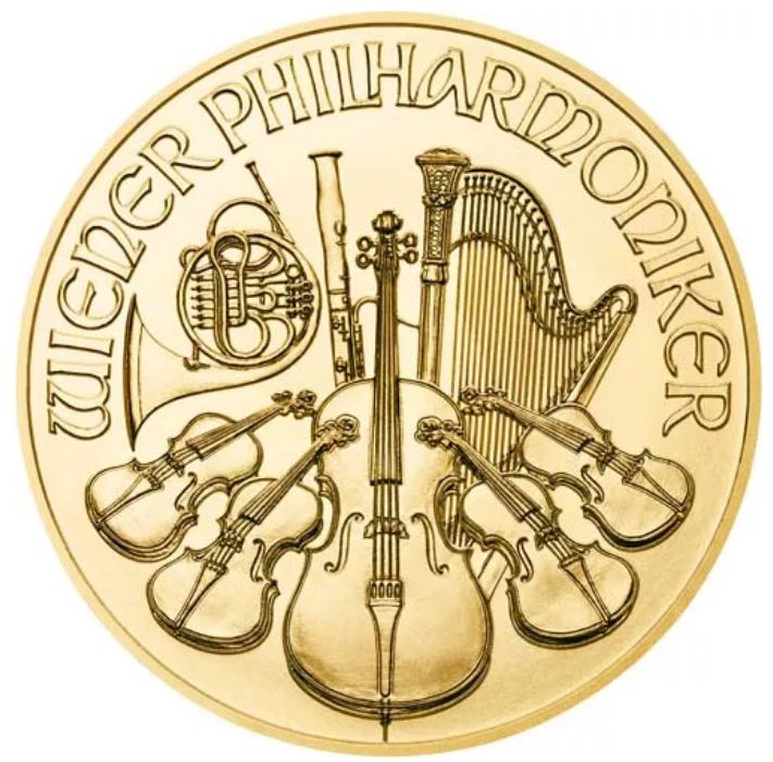 1/4 oz zlatá mince Wiener Philharmoniker