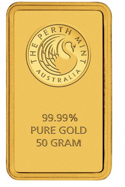 The Perth Mint Zlatý investiční slitek 50g Perth Mint