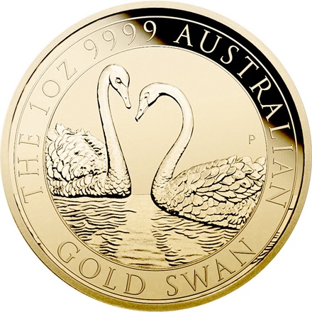 The Perth Mint 1 oz zlatá mince Australian Swan 2022 Perth Mint