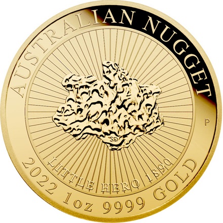 The Perth Mint 1 oz zlatá mince Australian Nugget - Little Hero 2022 Perth Mint