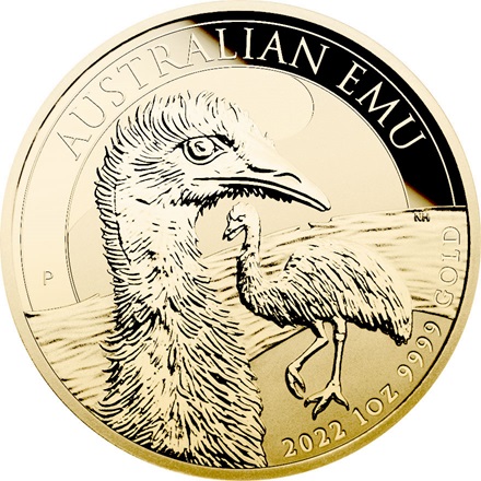 The Perth Mint 1 oz zlatá mince Australian Emu - 2022 Perth Mint