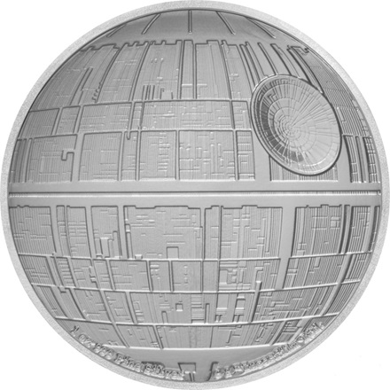 1 oz stříbrná mince Star Wars - Hvězda smrti 2020 Proof - New Zealand Mint