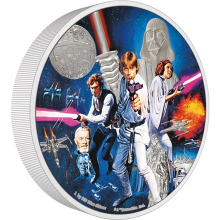 1 kg stříbrná mince Star Wars - New Hope 2022 PROOF - New Zealand Mint