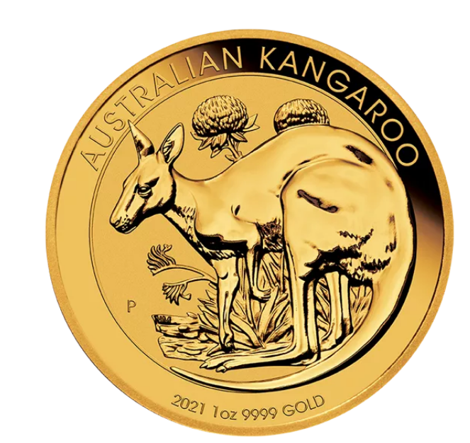 The Perth Mint 1 oz zlatá mince Australian Kangaroo 2021 Perth Mint
