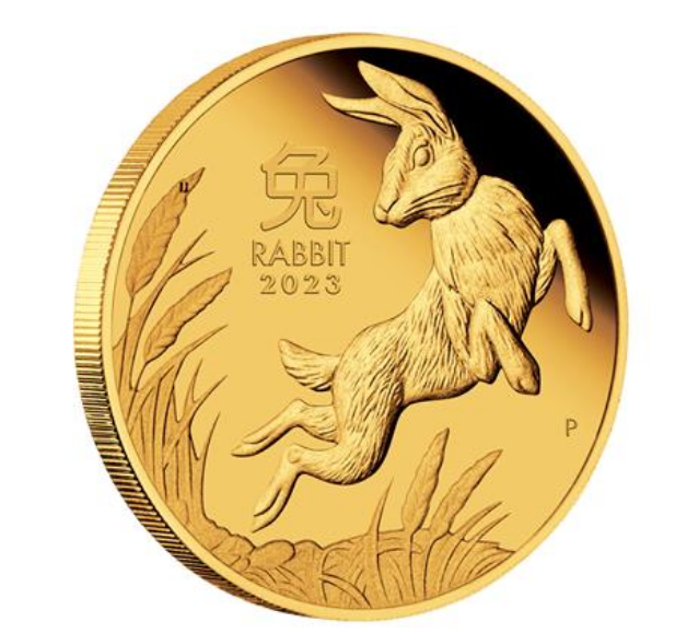 The Perth Mint 1 oz zlatá mince Lunar III Rok Králíka Proof 2023 – Perth Mint