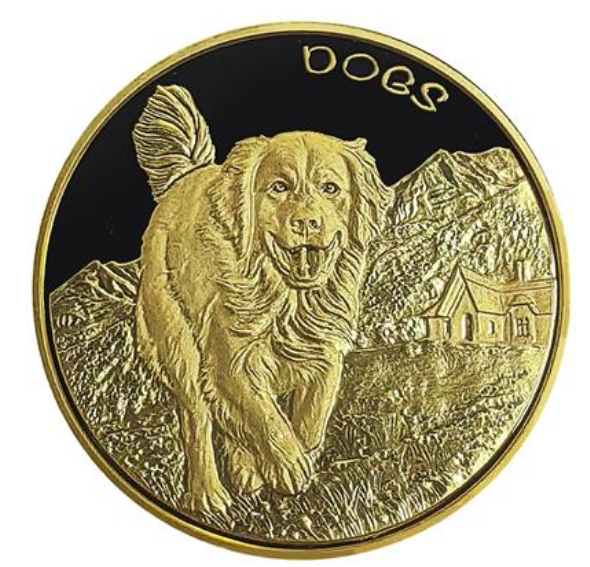 1 oz zlatá mince Dogs (Psi) Fiji 2022 Prooflike - New Zealand Mint