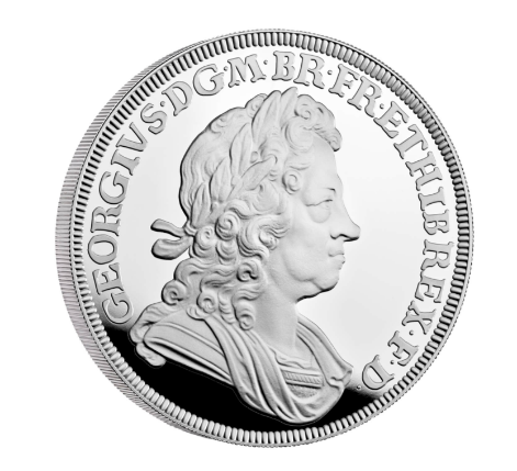 The Royal Mint 5 oz stříbrná mince Král Jiří I - Britští monarchové 2022 PROOF - Royal Mint
